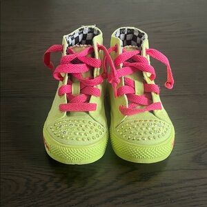 SKECHERS High-Top Twinkle Toes Sneakers
